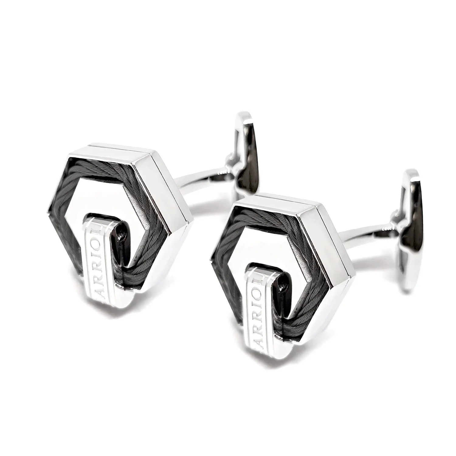 Celtic® Hex Charriol Cufflinks - Image 2