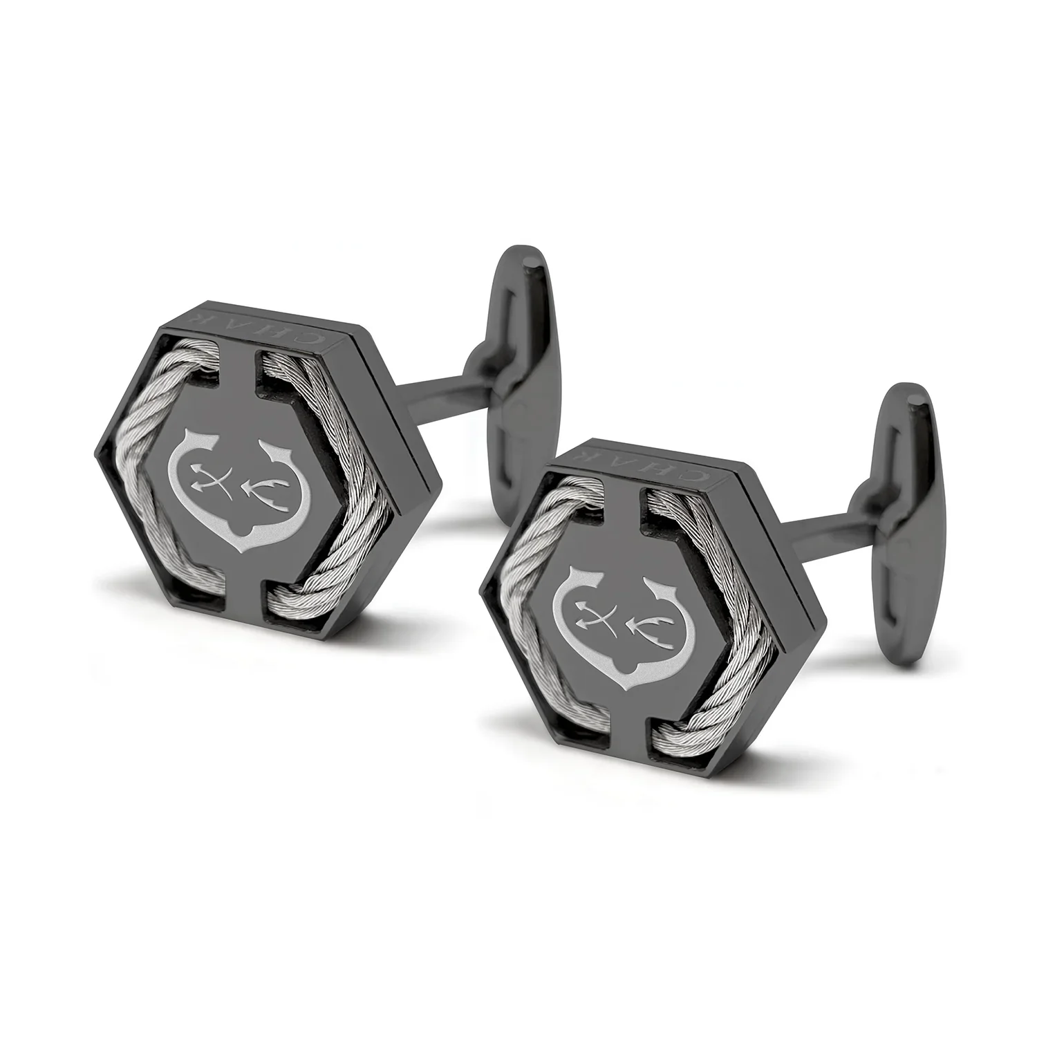 Celtic® Hex Logo Cufflinks - Image 4