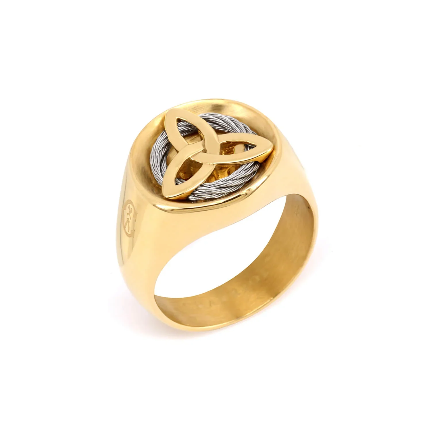 Celtic® Triquetra Signet Ring
