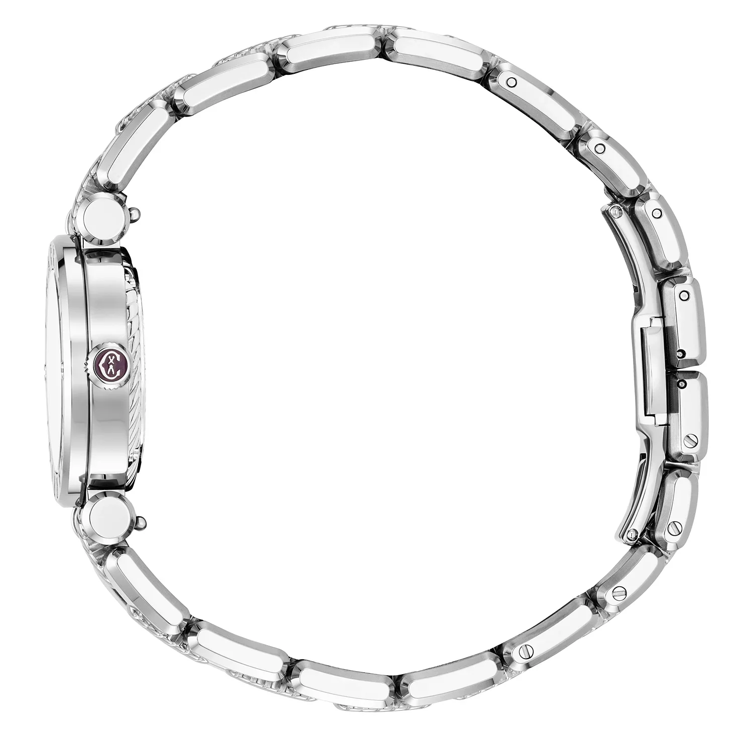 NAVIGATOR CRUISE, 28MM, QUARTZ CALIBRE, MOTHER-OF-PEARL WITH 12 DIAMONDS DIAL, STEEL "CHARRIOL CHARRIOL" BEZEL, METAL INTERCHANGEABLE BRACELET - Image 3