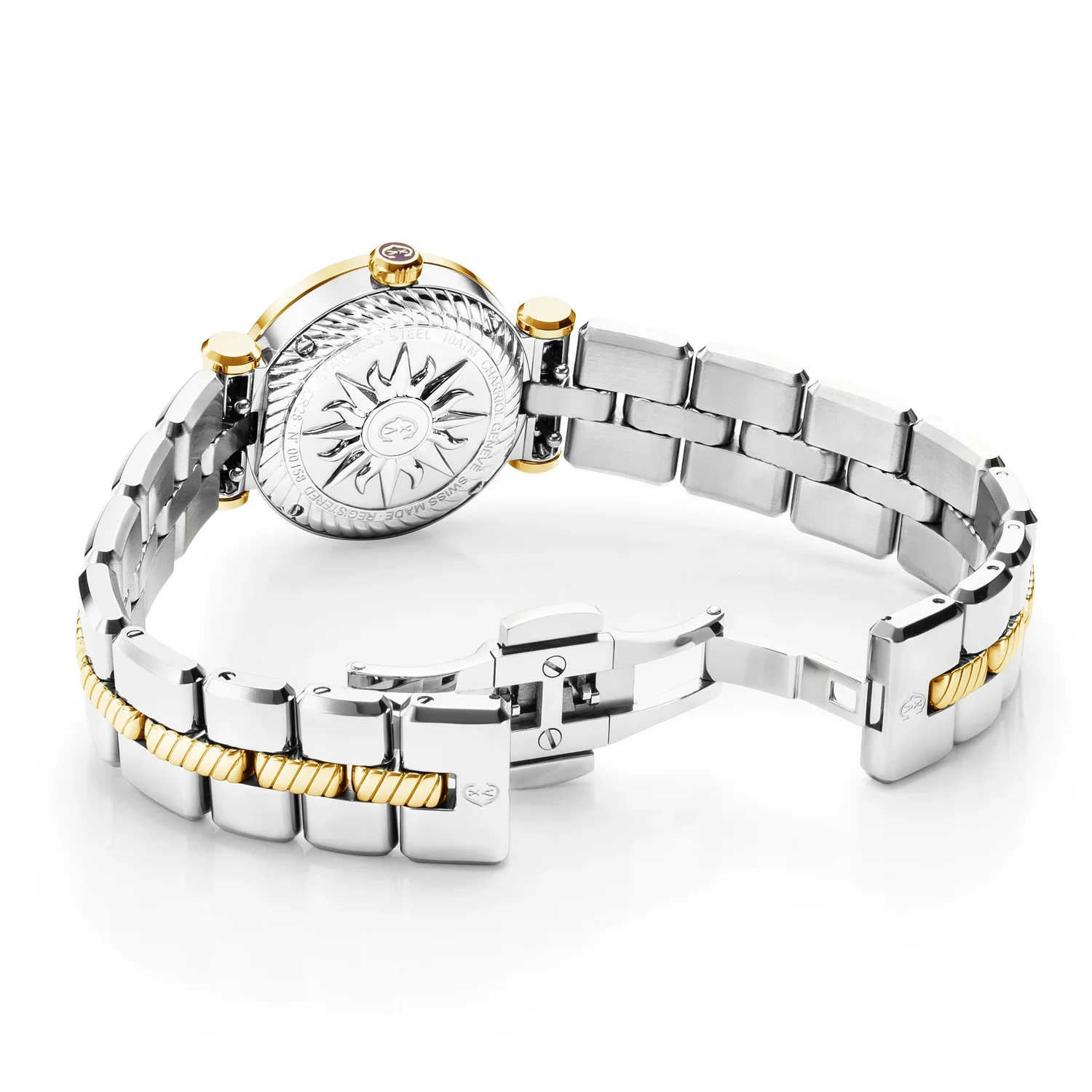 NAVIGATOR CRUISE, 28MM, QUARTZ CALIBRE, MOTHER-OF-PEARL DIAL, "CHARRIOL CHARRIOL" BEZEL, STEEL BICOLOR INTERCHANGEABLE BRACELET - Image 3