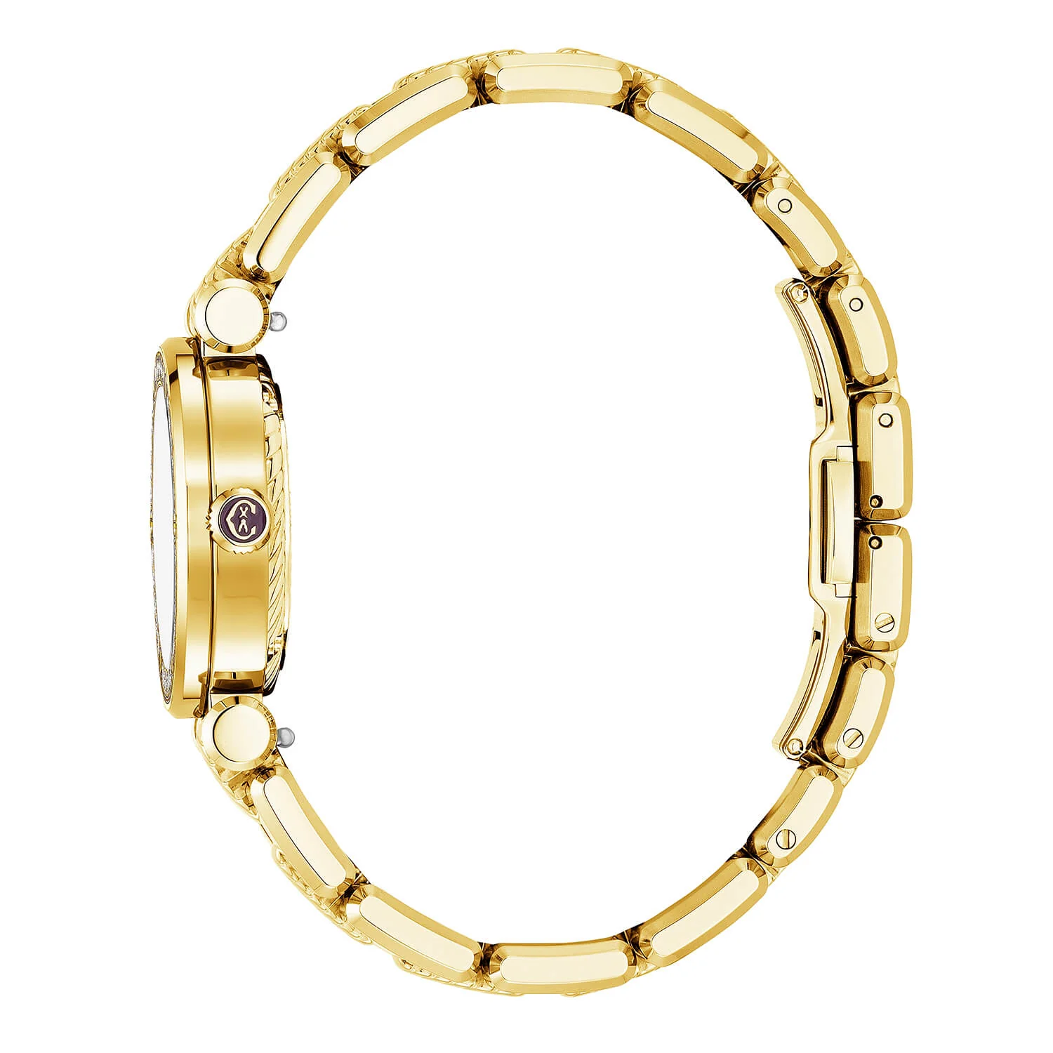 NAVIGATOR CRUISE, 28MM, QUARTZ CALIBRE, MOTHER-OF-PEARL DIAL, 30 DIAMONDS BEZEL, STEEL YELLOW GOLD PVD INTERCHANGEABLE BRACELET - Image 3