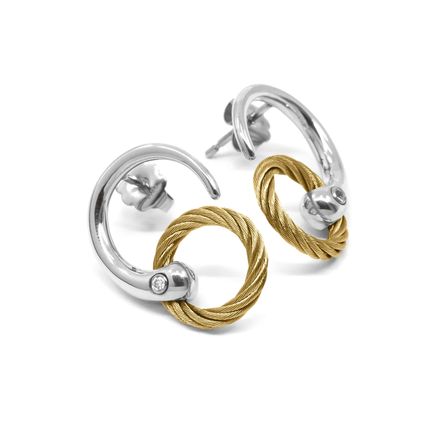 Infinity Zen Round Earrings - Image 11