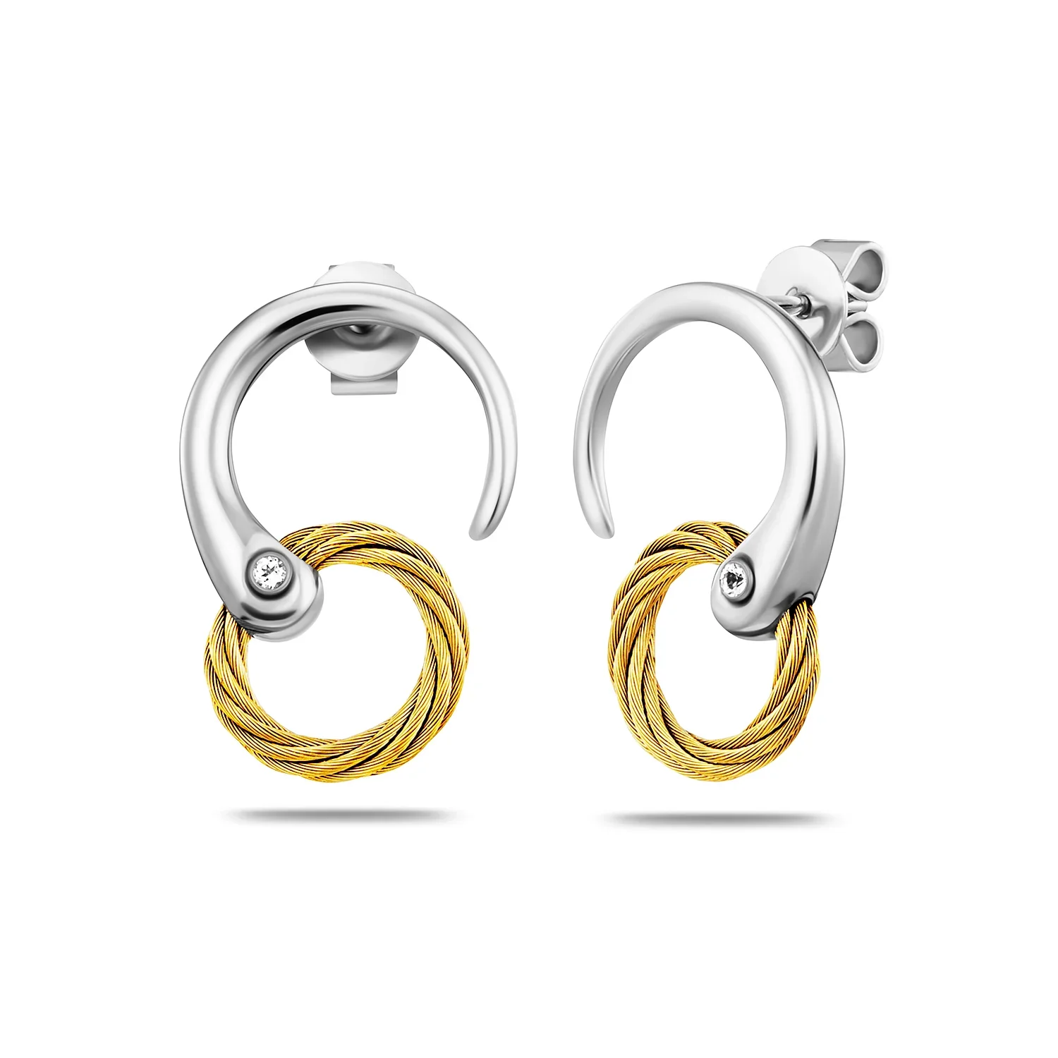 Infinity Zen Round Earrings - Image 6