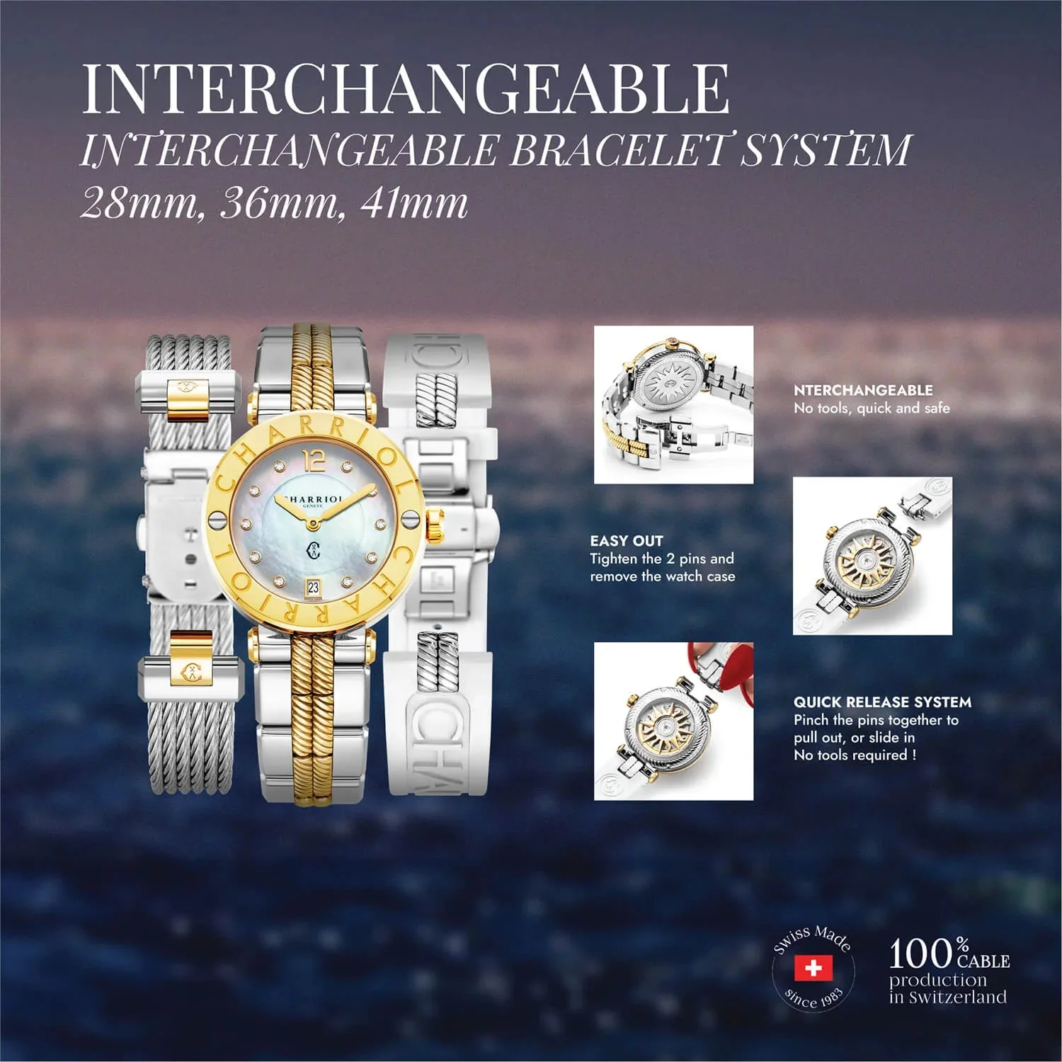 Quick-release Interchangeable bracelets Navigator 28mm - Image 6