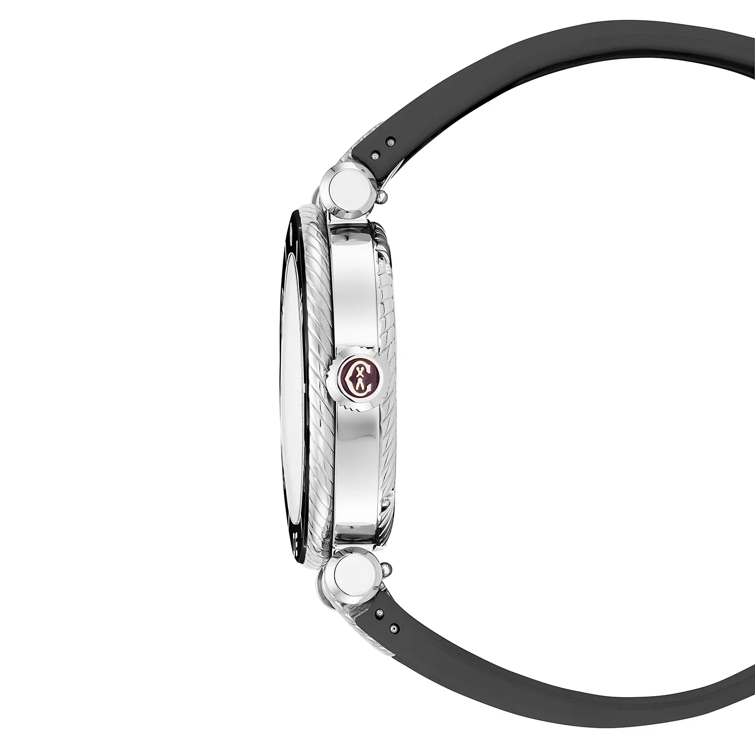 NAVIGATOR SURF, 36MM, AUTOMATIC CALIBRE, FLOWER DIAL, BLACK WITH 1 DIAMOND BEZEL, BLACK RUBBER INTERCHANGEABLE BRACELET, SPECIAL EDITION X CYNTHIA ROWLEY - Image 3