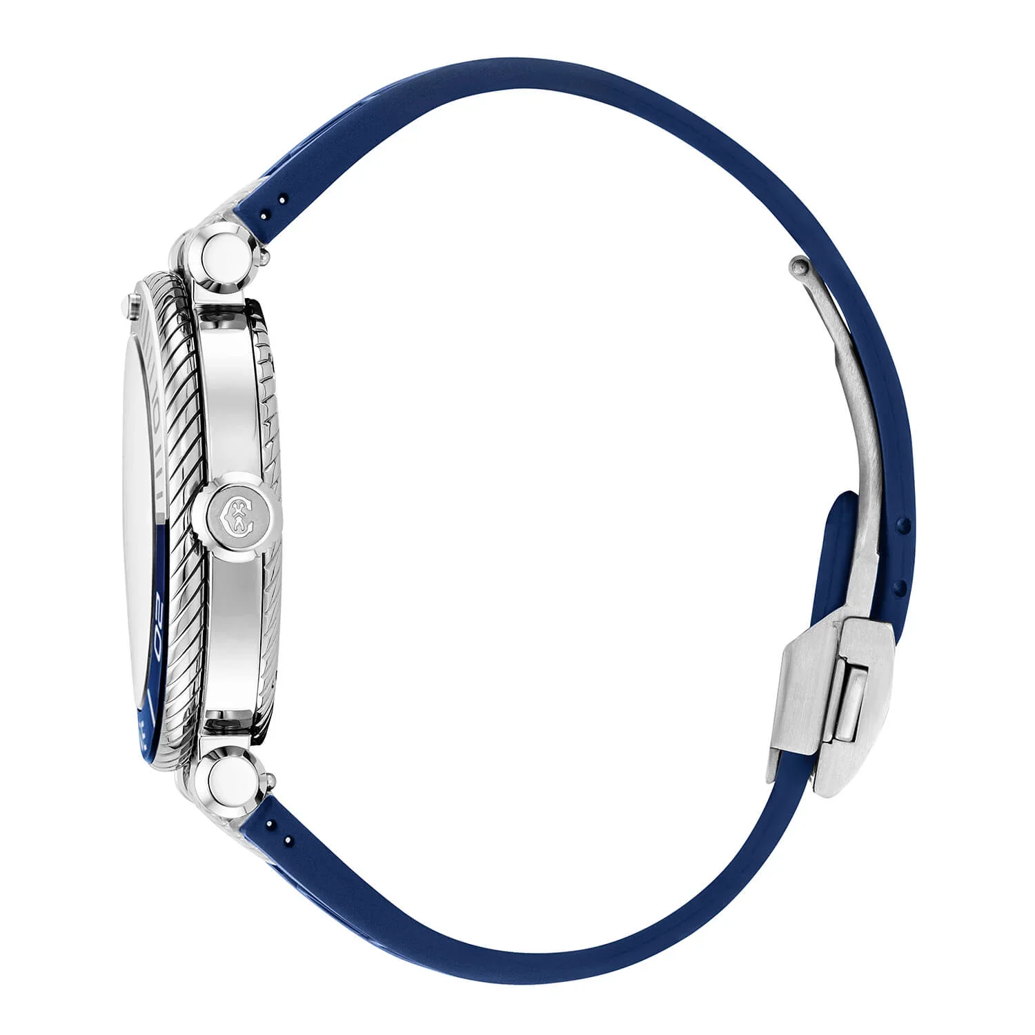 NAVIGATOR SURF, 41MM, AUTOMATIC CALIBRE, BLACK LUMINOVA DIAL, BLUE AND SILVER BEZEL, BLUE RUBBER INTERCHANGEABLE BRACELET - Image 3