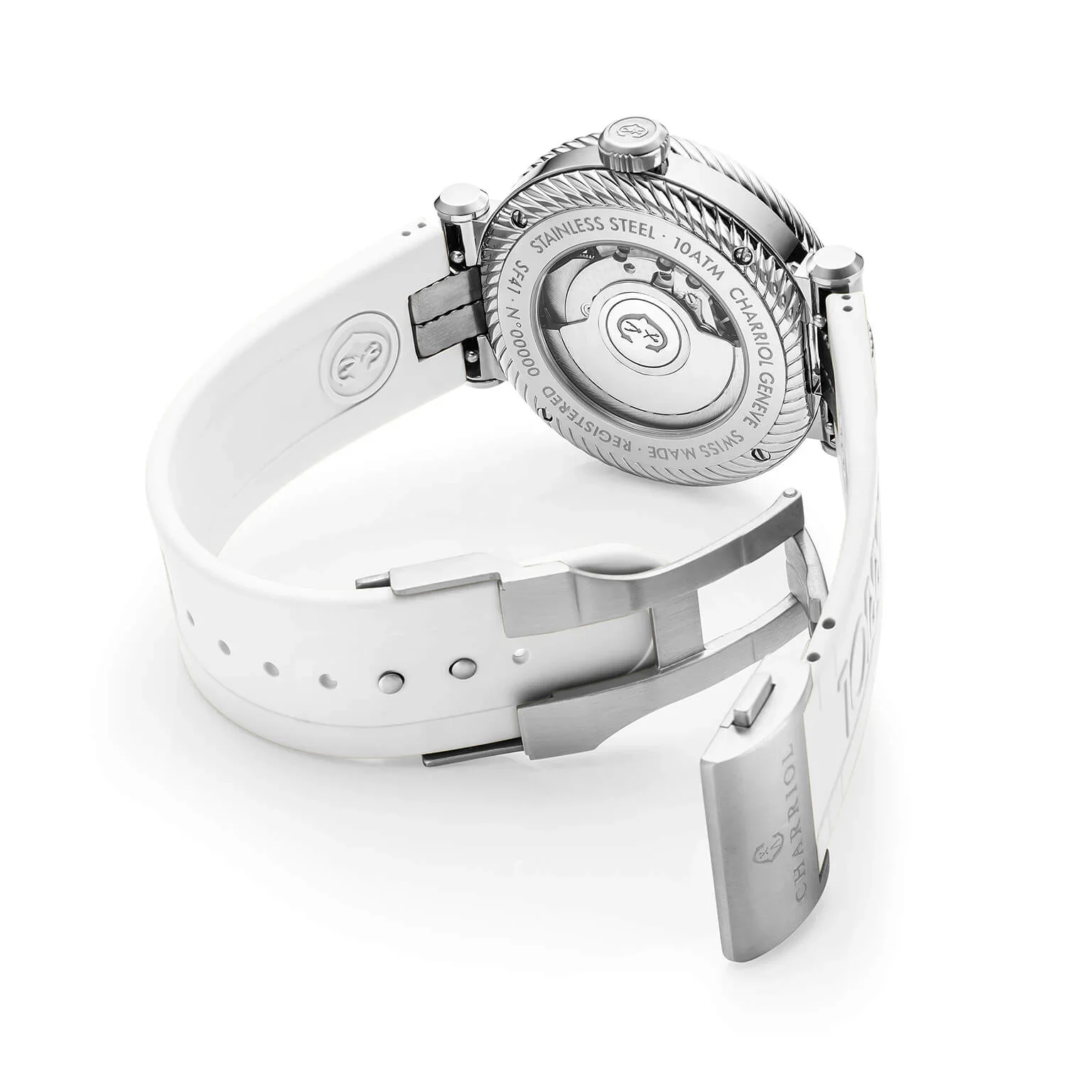 NAVIGATOR SURF, 41MM, AUTOMATIC CALIBRE, WHITE LUMINOVA DIAL, BLUE AND WHITE BEZEL, WHITE RUBBER INTERCHANGEABLE BRACELET - Image 2