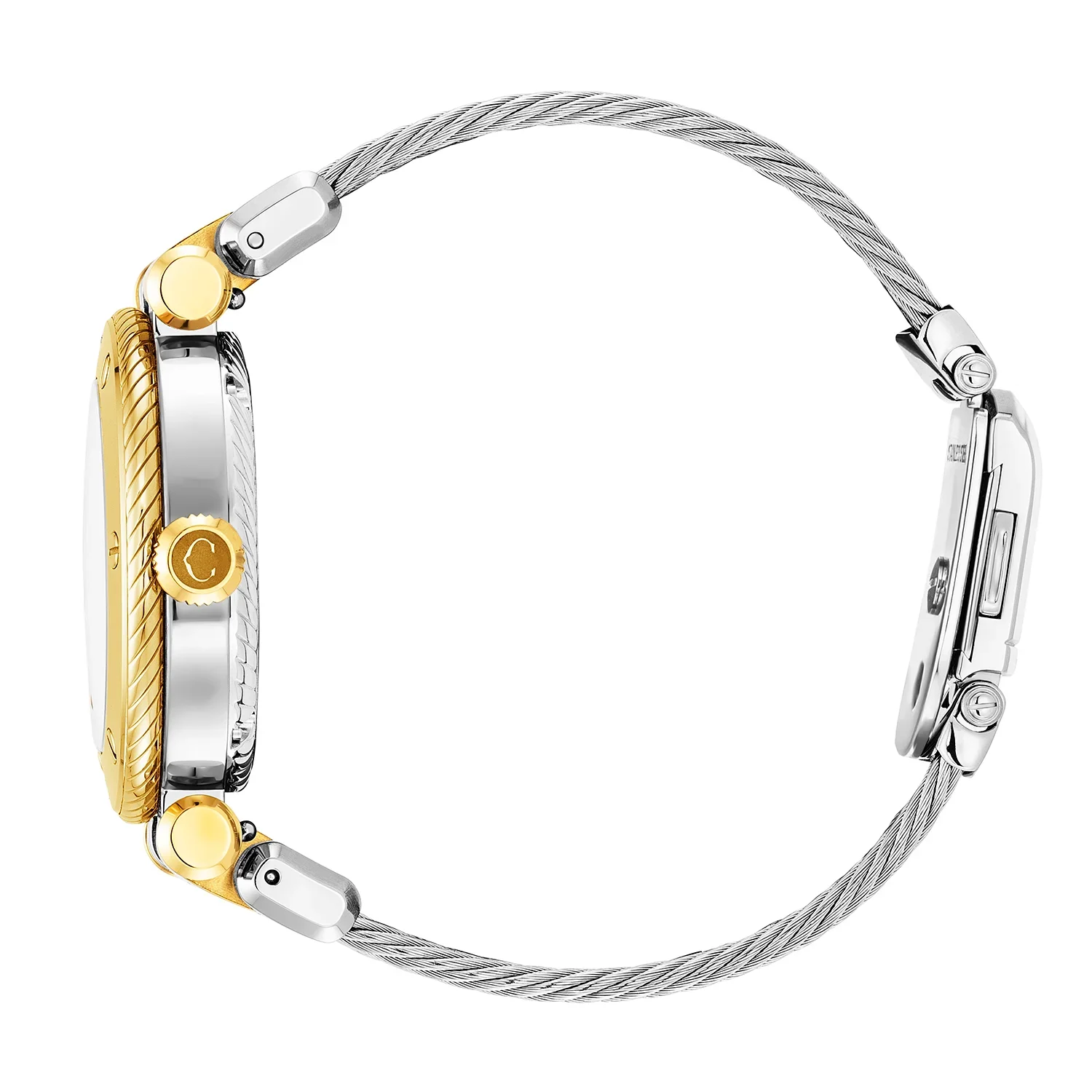 NAVIGATOR SURF GMT, 36MM, QUARTZ GMT CALIBRE, WHITE DIAL, 6 SCREWS BEZEL, STEEL CABLE INTERCHANGEABLE BRACELET - Image 3