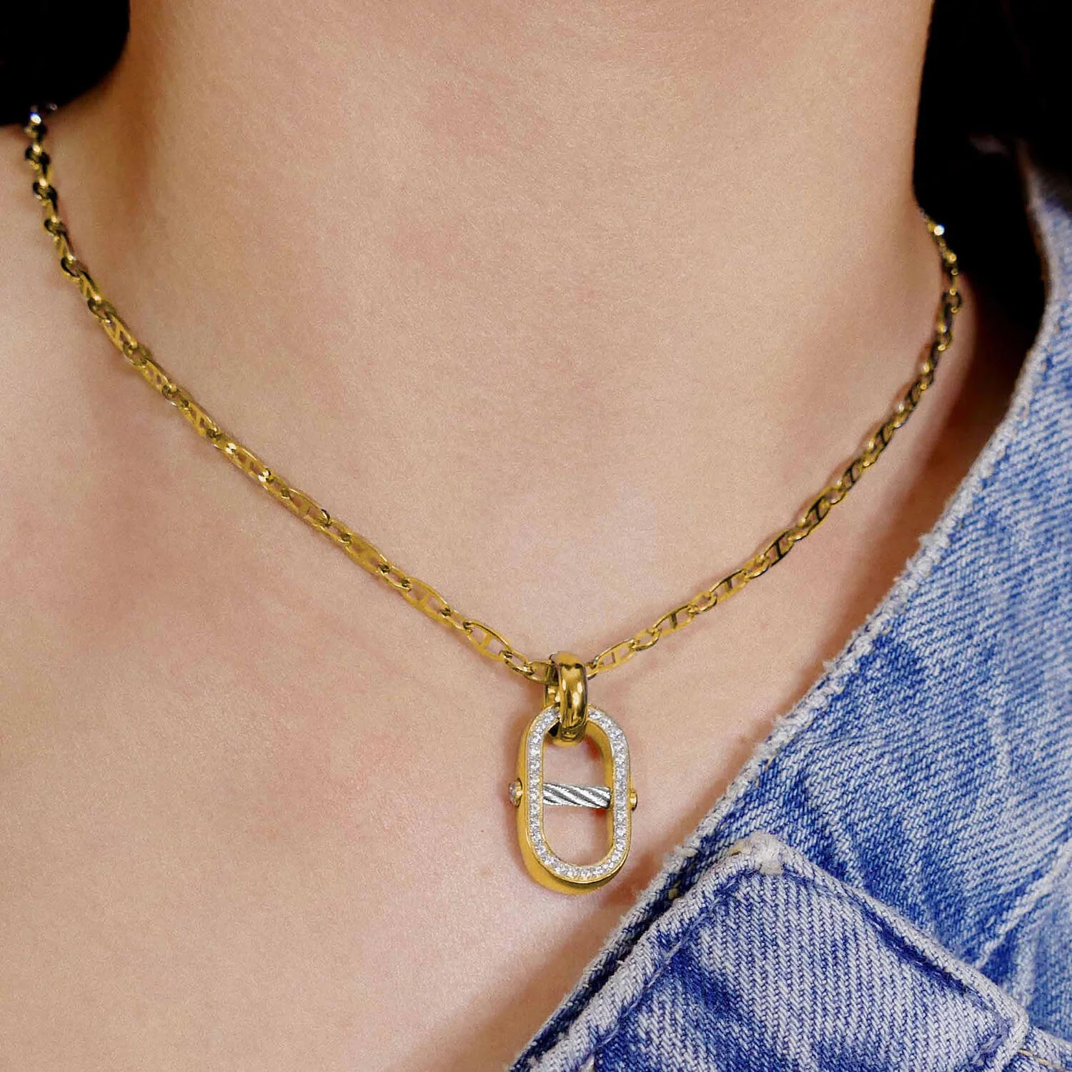 St. Tropez® Mariner Link Necklace - Image 6