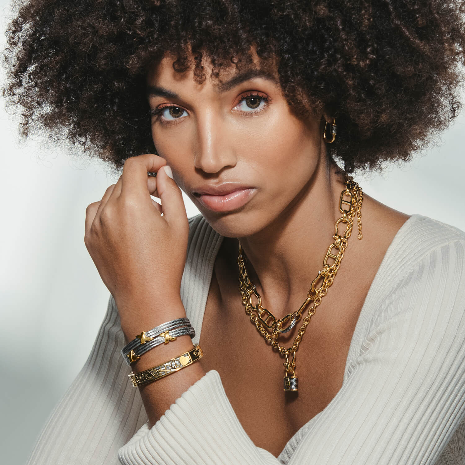 St. Tropez® Mariner Shackle & Lock Necklace - Image 4